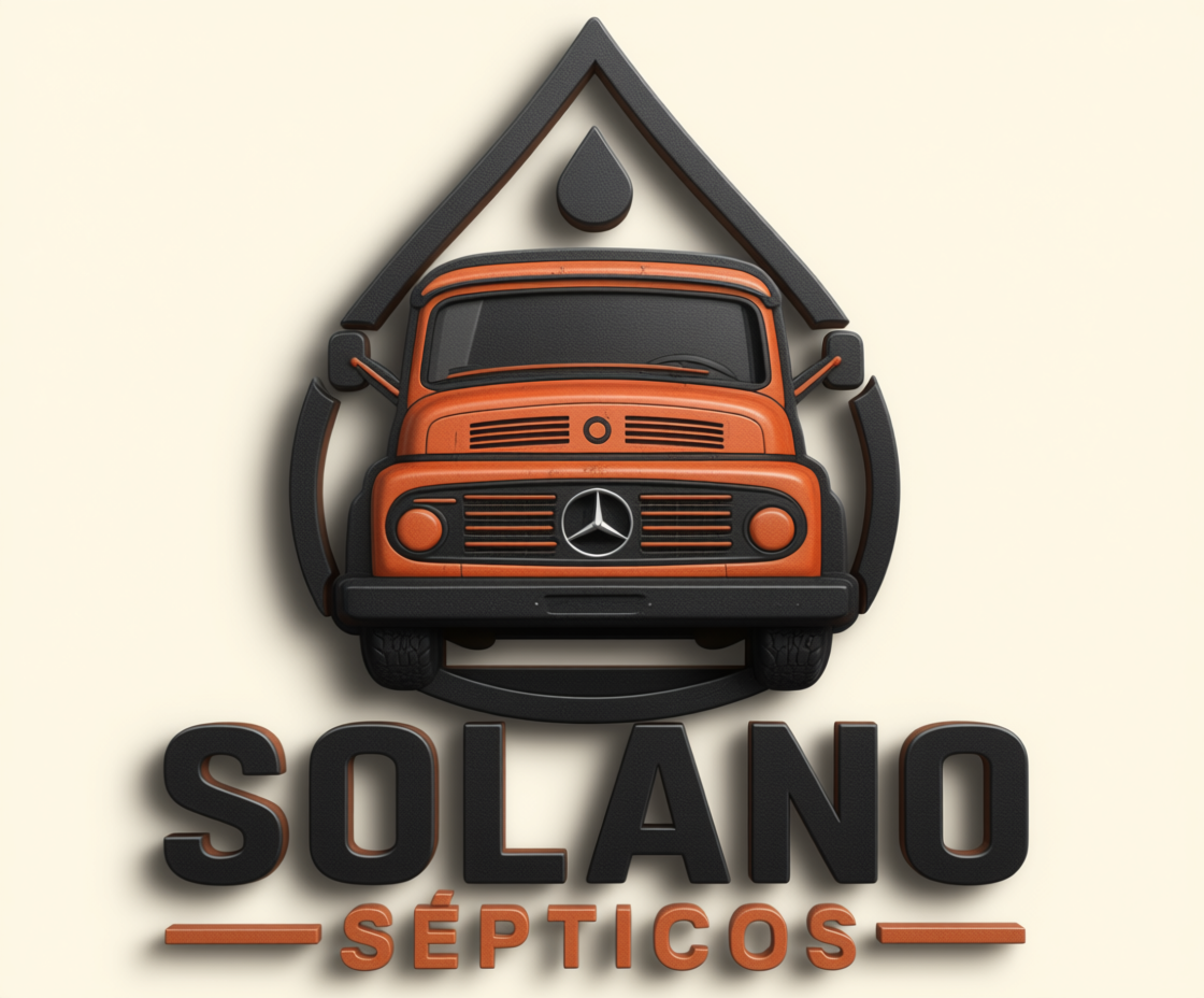 Logo SolanoSépticos con camión